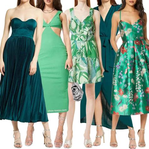 shoes to go with green dress|shoes for hunter green dress.